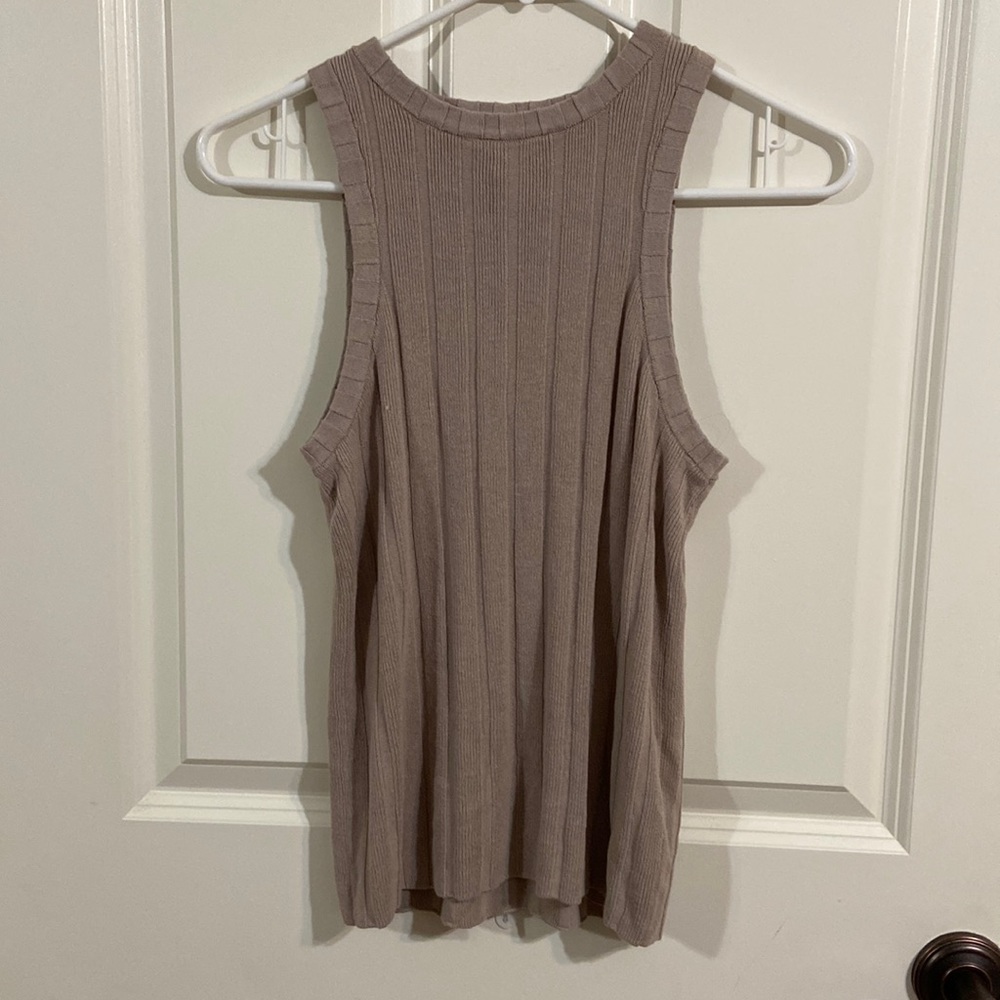 Tan Thick Sleeved Top